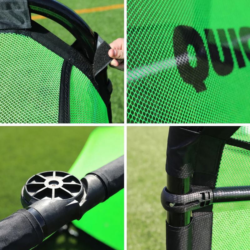 Futbolo vartai Quickplay Pro Alu Training 180 x 120 cm black/green 9