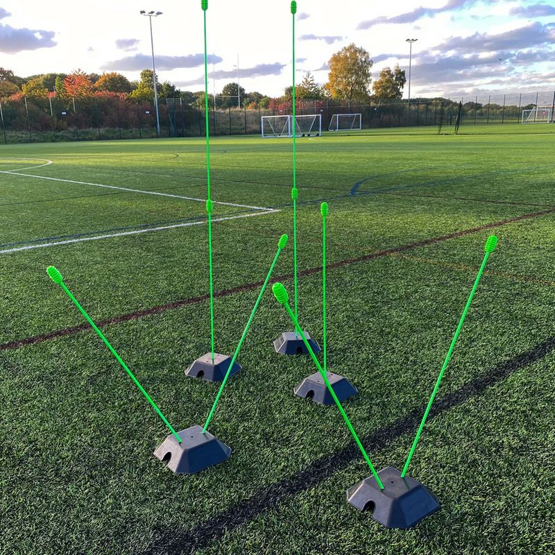 Treniruočių lazdos QuickPlay Agility Poles 10 vnt. green 3