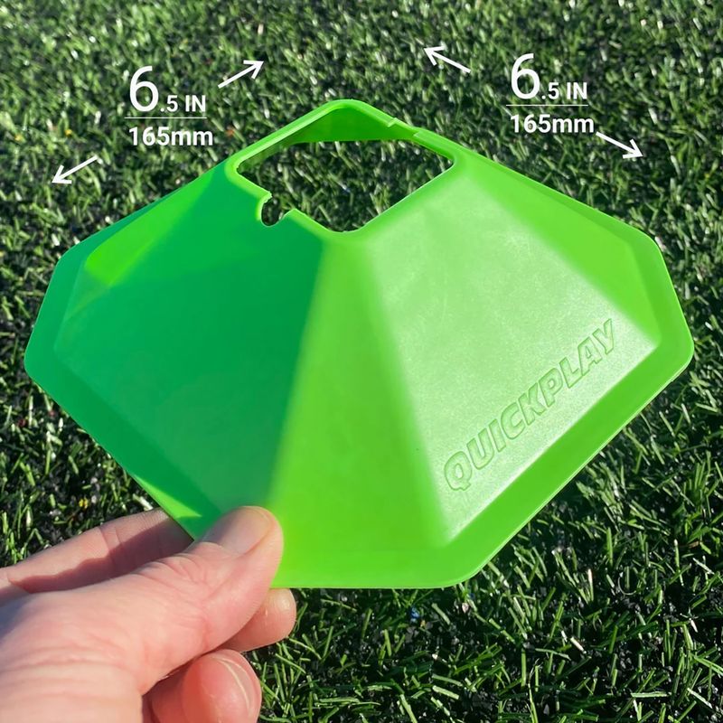 Treniruočių kūgiai QuickPlay Training Cones 20 vnt. green 5