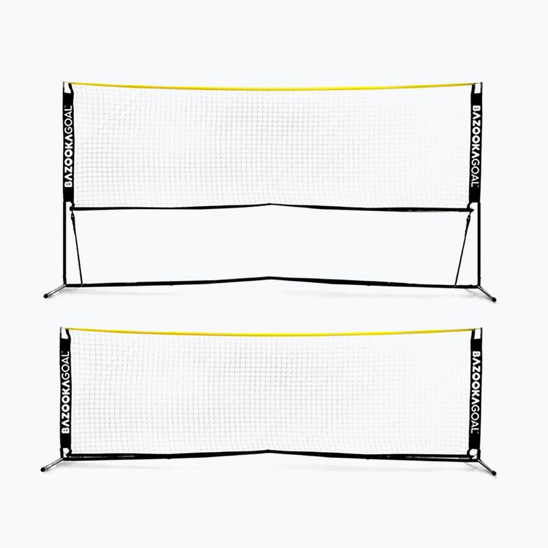 Bazookagoal Futbolo teniso tinklas 300 x 100/150 cm juodas 3267