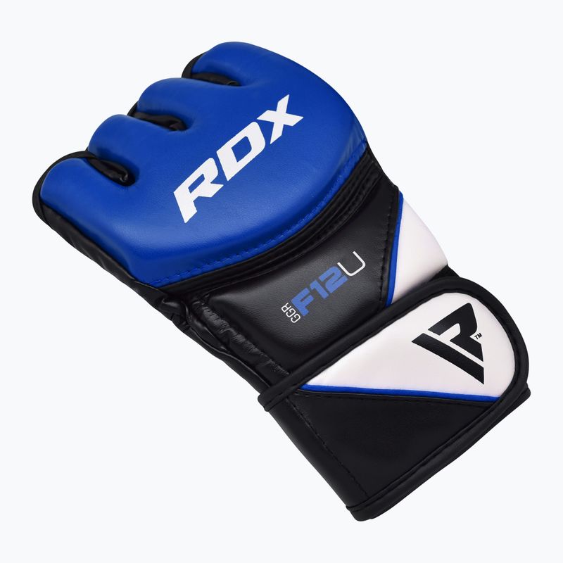 Grapplingo pirštinės RDX Glove New Model GGRF-12U blue 4