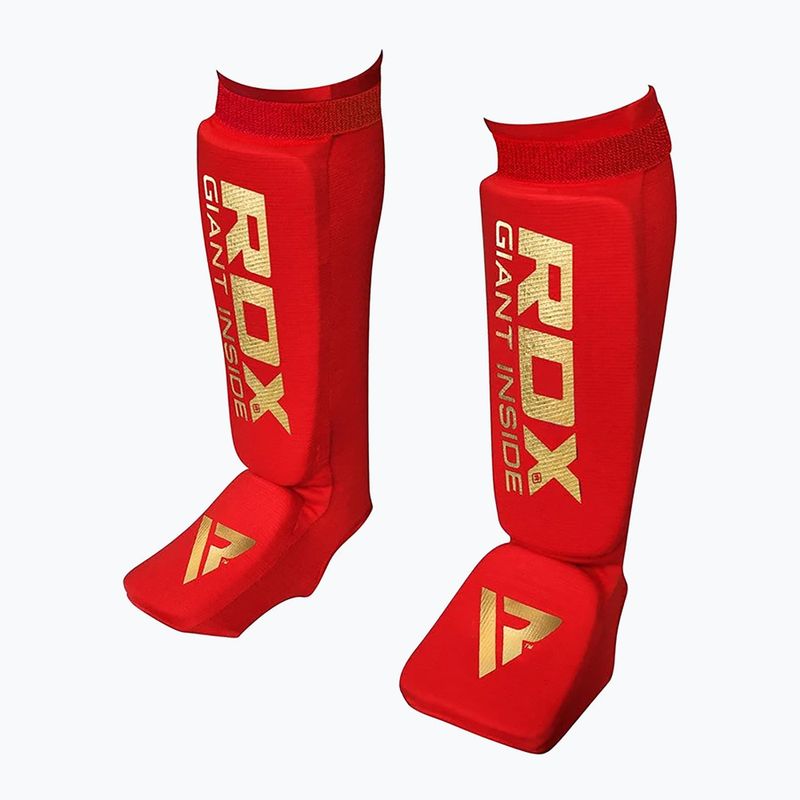 Blauzdų ir pėdų apsaugos RDX Hosiery Shin Instep Foam red