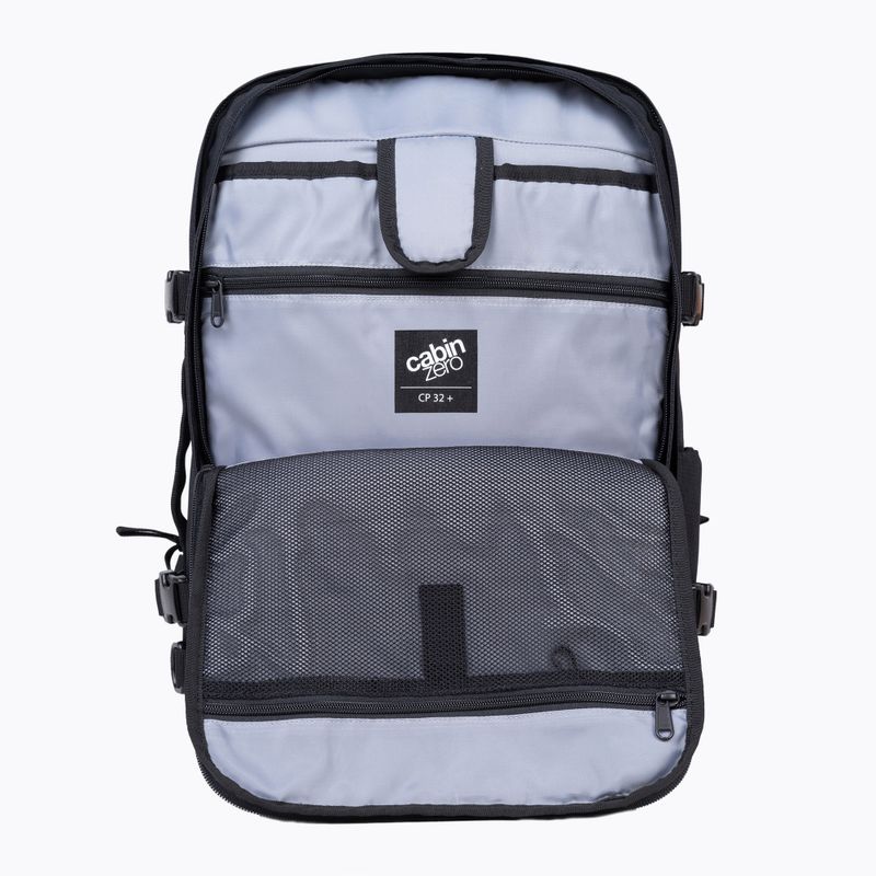 Turistinė kuprinė CabinZero Classic Pro 32 l absolute black 8