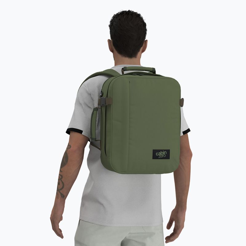 Turistinė kuprinė CabinZero Classic Tech 28 l georgian khaki 14