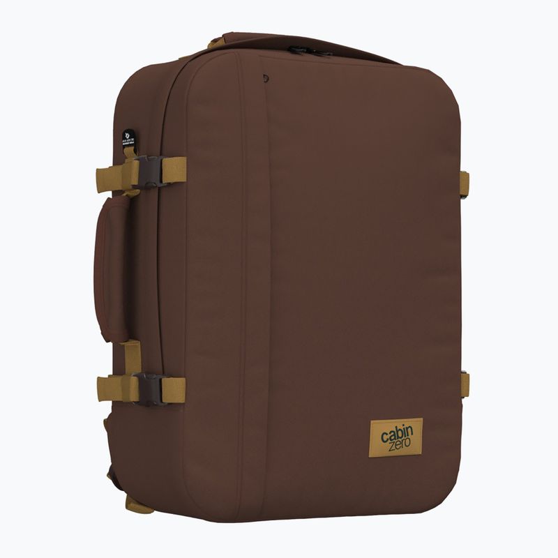 CabinZero Classic 44 l belgų šokolado turistinė kuprinė 2