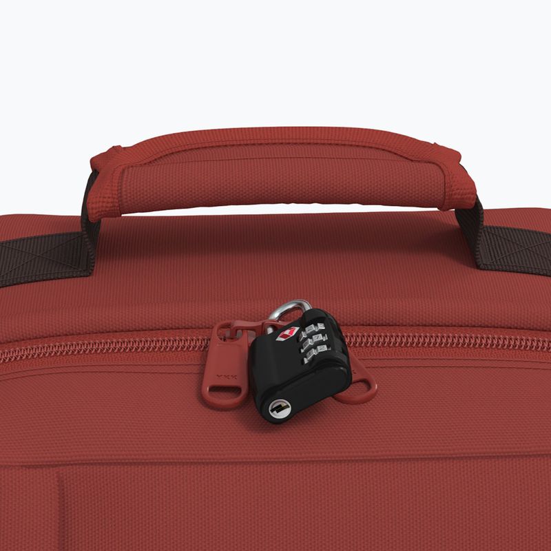 CabinZero Classic 44 l sangria red turistinė kuprinė 8