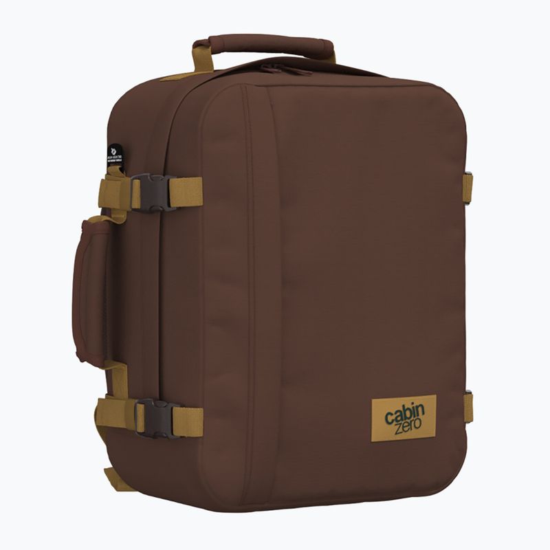 CabinZero Classic 28 l belgų šokolado turistinė kuprinė 2