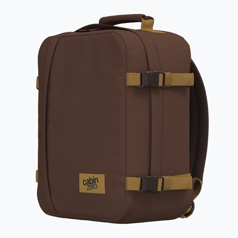 CabinZero Classic 28 l belgų šokolado turistinė kuprinė 4