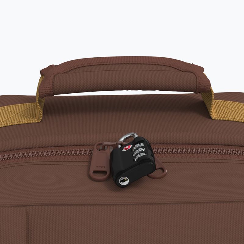 CabinZero Classic 28 l belgų šokolado turistinė kuprinė 8