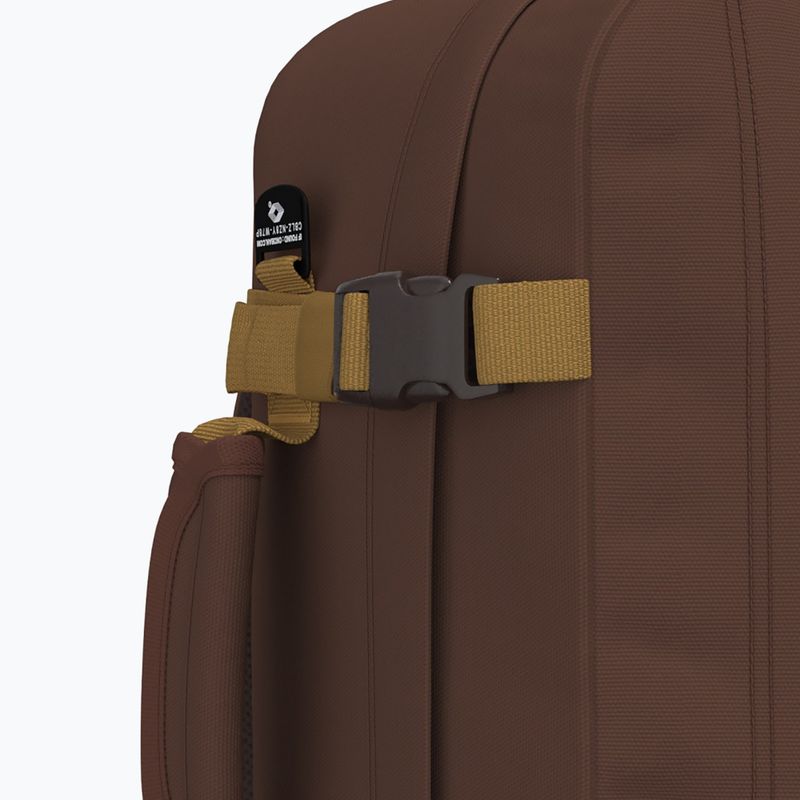 CabinZero Classic 28 l belgų šokolado turistinė kuprinė 10