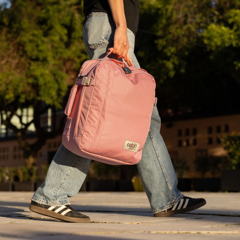 Kelioninė kuprinė CabinZero Classic Tech 28 l rožinė 16