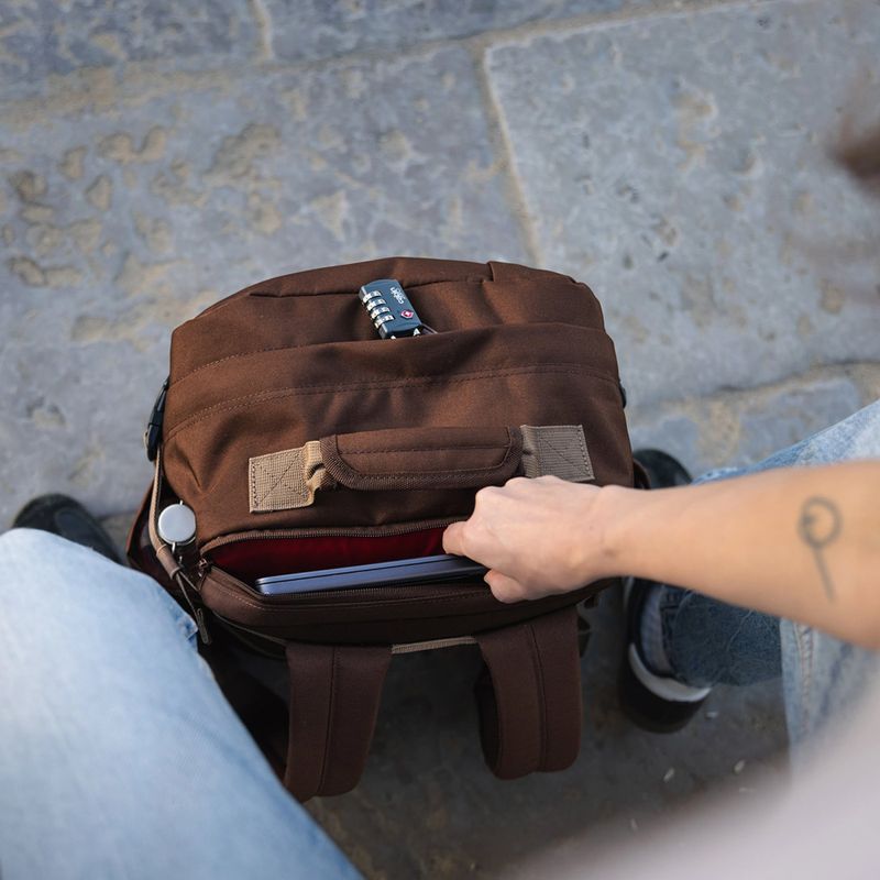 Kelioninė kuprinė CabinZero Classic Tech 28 l redwood 18
