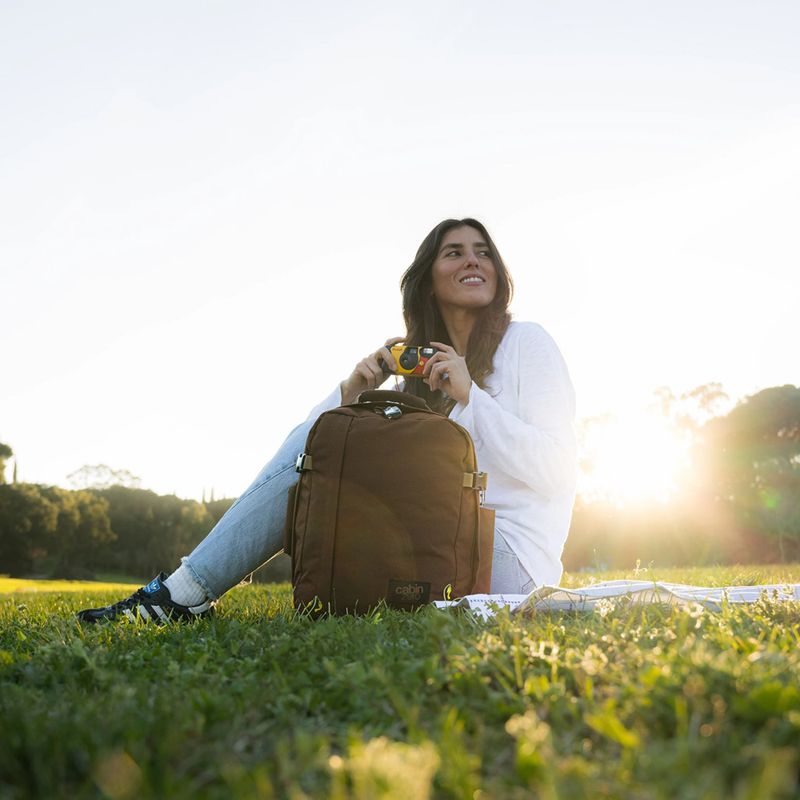 Turistinė kuprinė CabinZero Classic Tech 28 l redwood 20