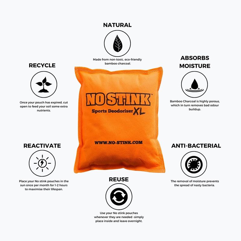 Kvapnus gaiviklis No Stink XL orange 3