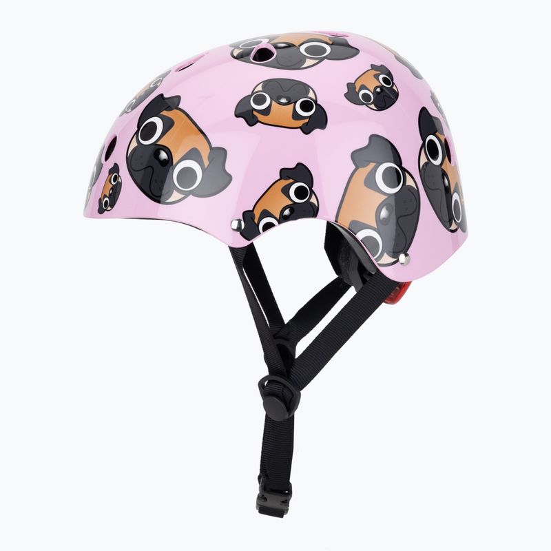 Vaikiškas dviračių šalmas Hornit Pug pink/brown 3