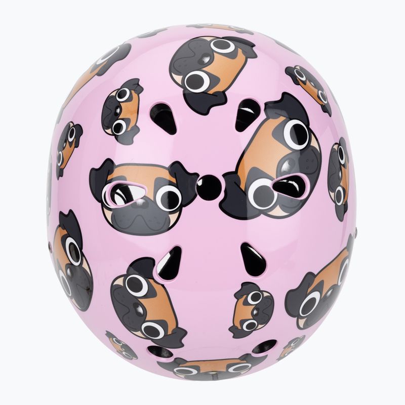 Vaikiškas dviračių šalmas Hornit Pug pink/brown 6
