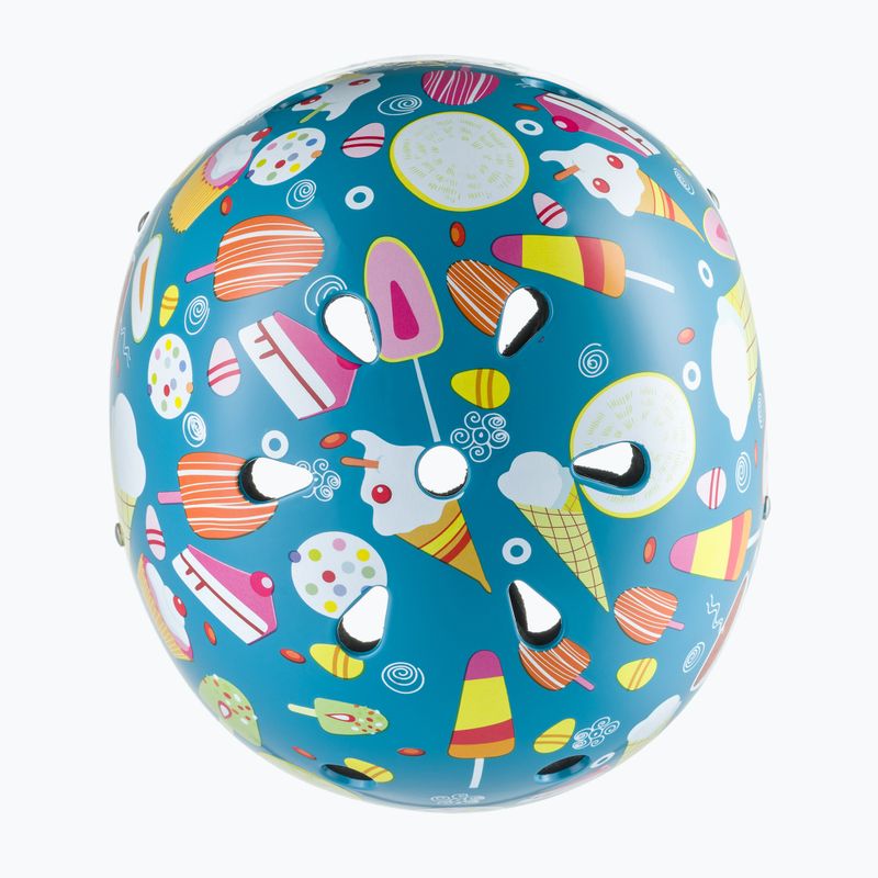 Vaikiškas dviračių šalmas Hornit IceCream blue/multicolor 6