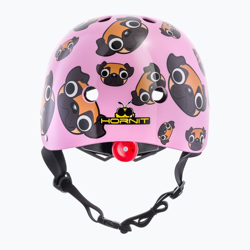 Vaikiškas dviračių šalmas Hornit Pug pink/brown 3