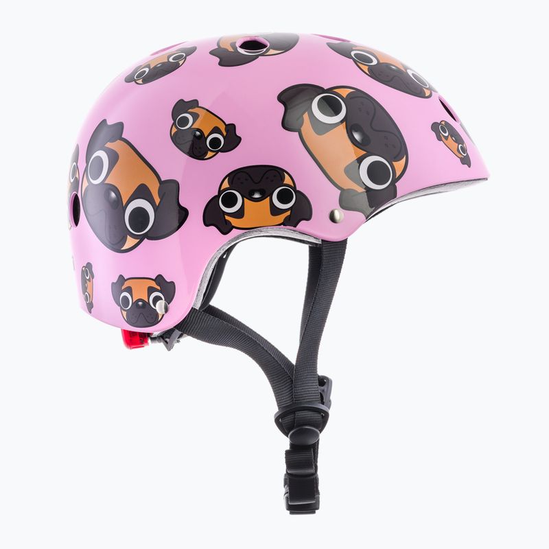 Vaikiškas dviračių šalmas Hornit Pug pink/brown 4