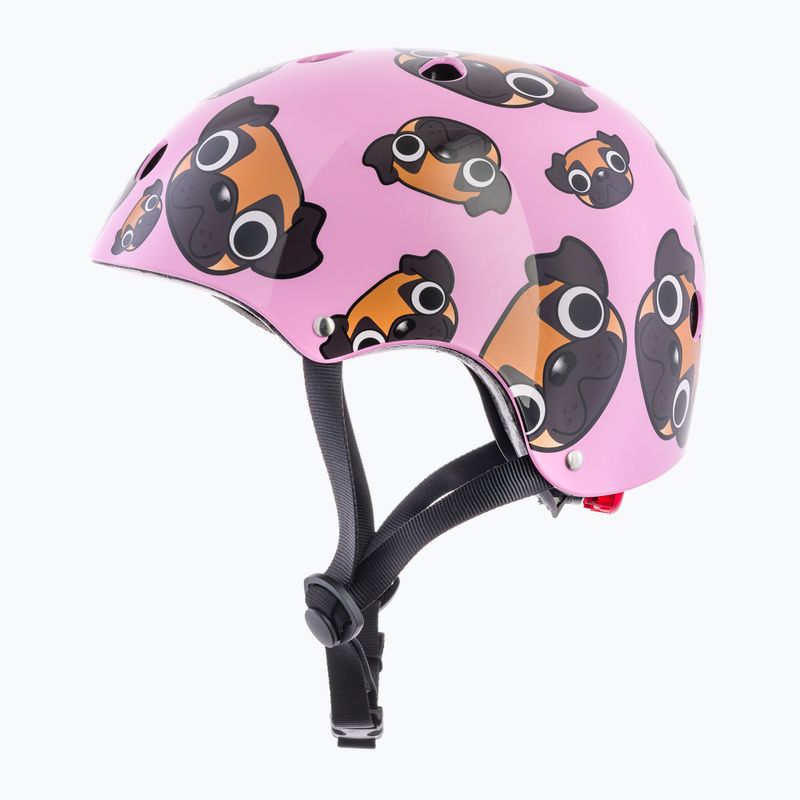 Vaikiškas dviračių šalmas Hornit Pug pink/brown 5