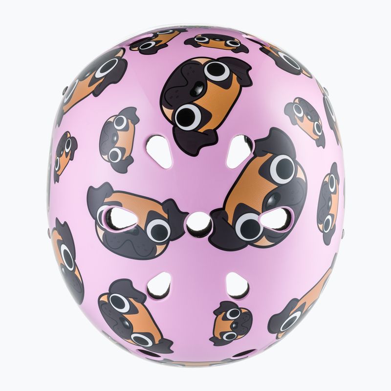 Vaikiškas dviračių šalmas Hornit Pug pink/brown 6