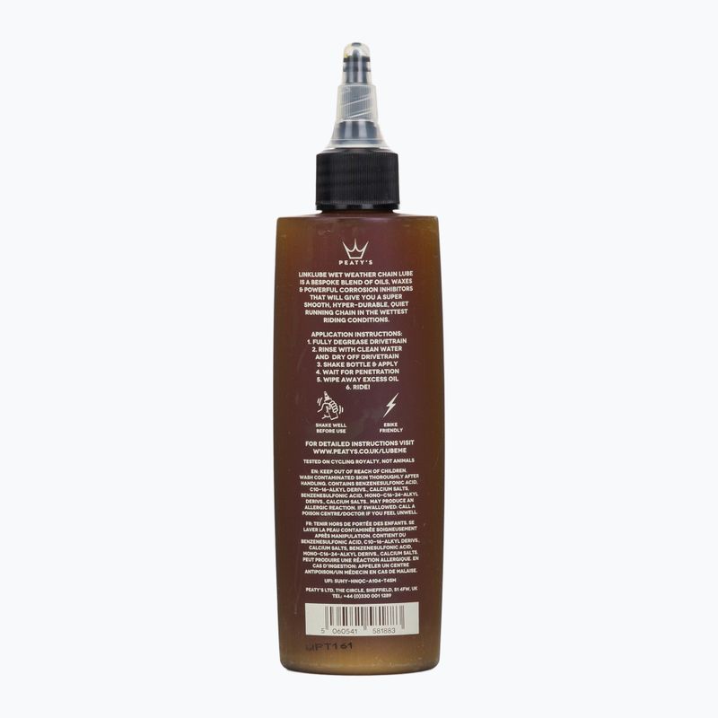 Peaty's Linklube drėgnas grandinių tepalas Pwl-120-72 rudos spalvos 83860 3