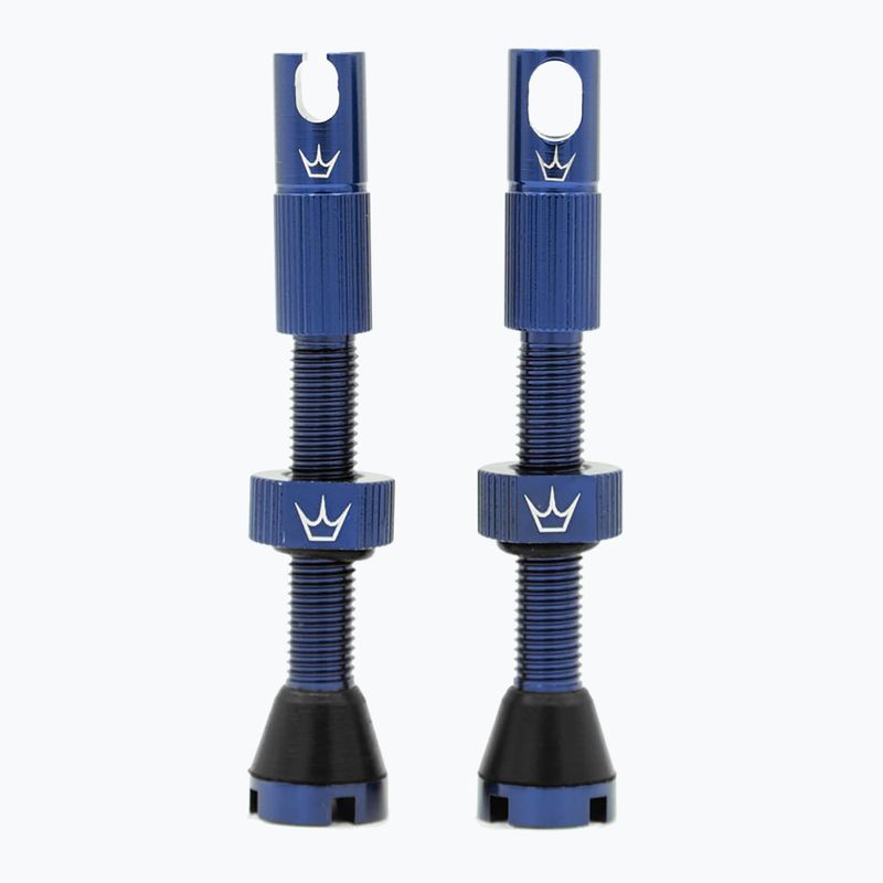 Vožtuvų komplektas presta Peaty's X Chris King MK2 Tubeless Valves 42 mm navy