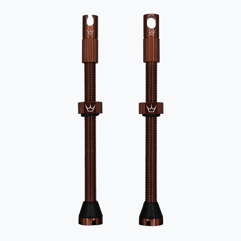 Vožtuvų komplektas presta Peaty's X Chris King MK2 Tubeless Valves 80 mm red