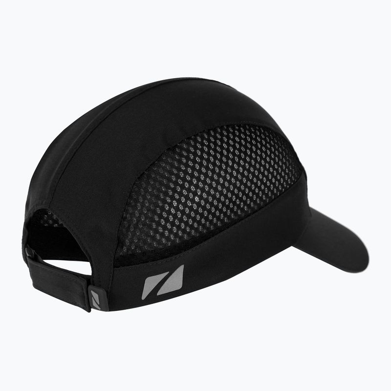Kepuraitė su snapeliu ZONE3 Lightweight Mesh Running petrol/reflective silver 2
