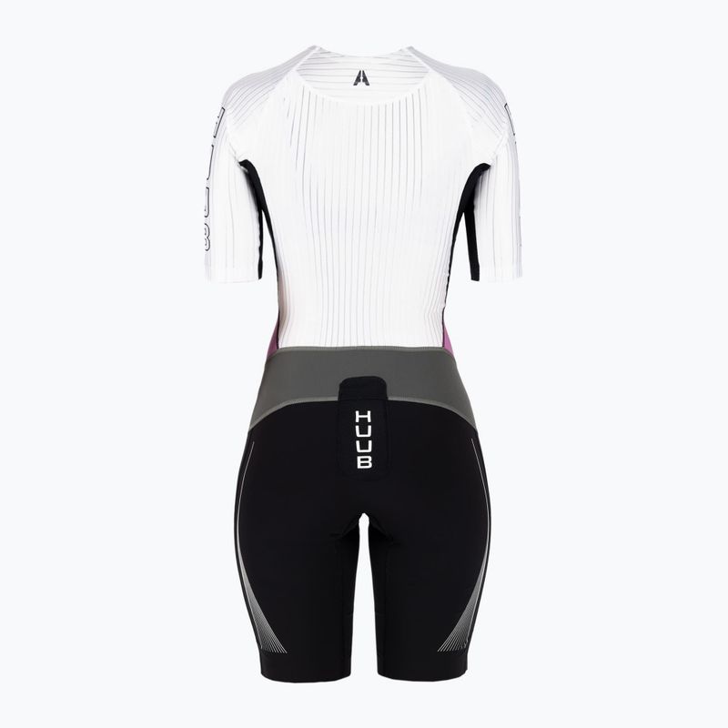 Moteriškas triatlono kostiumas HUUB Anemoi Aero Tri Suit black and white ANELCSW 2