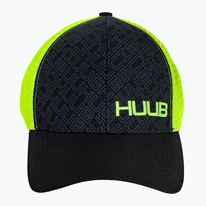 HUUB Bėgimo beisbolo kepuraitė juoda ir geltona A2-RBCY 4