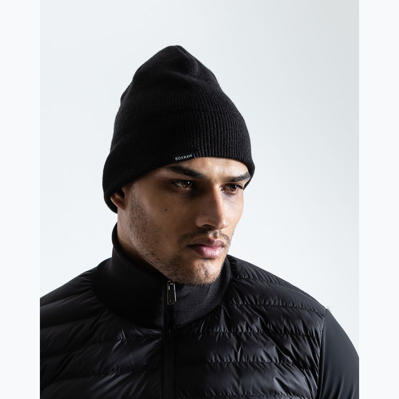 Vyriška žieminė kepurė BOXRAW Beanie black 4