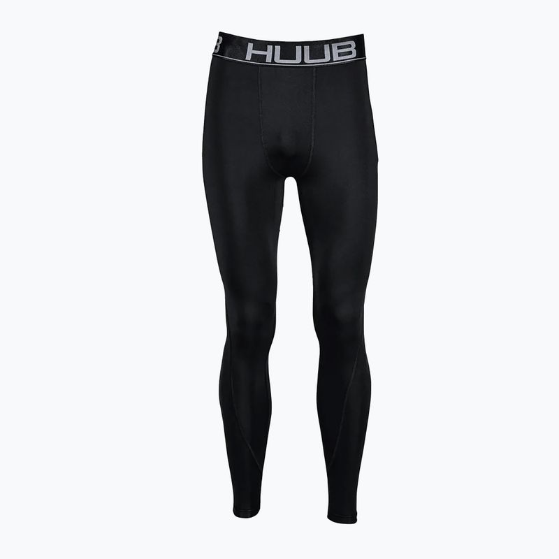 HUUB Recovery Tights vyriškos kompresinės pėdkelnės juodos spalvos RECTIGHT