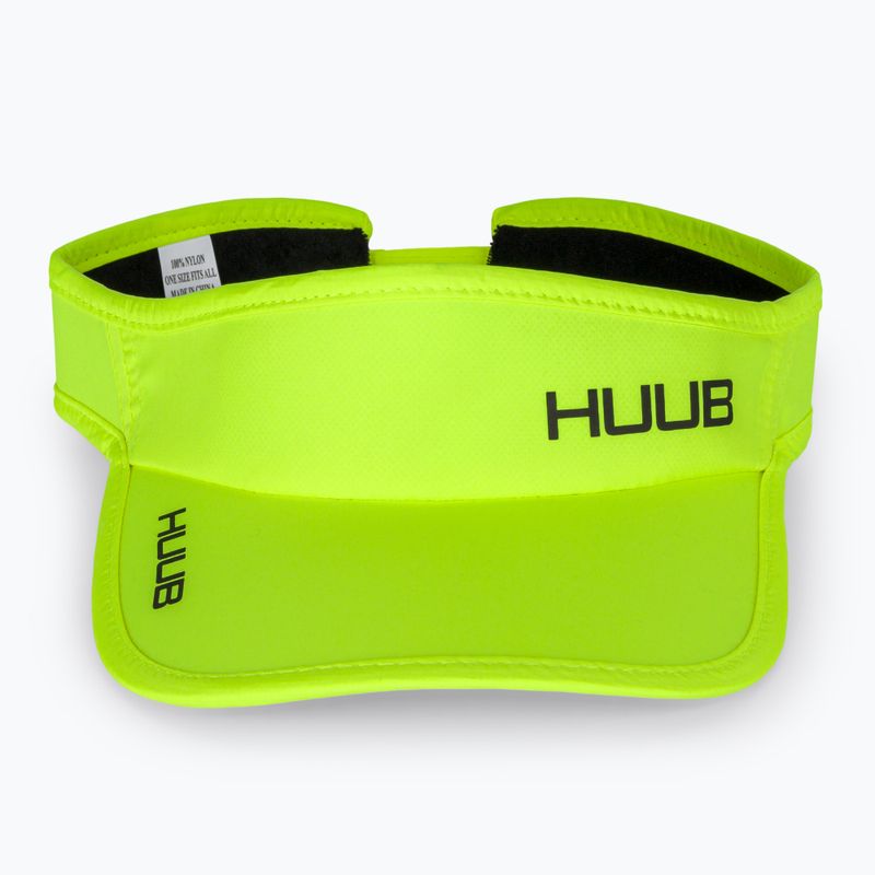 HUUB Run Visor fluorescencinės geltonos spalvos skydelis 2