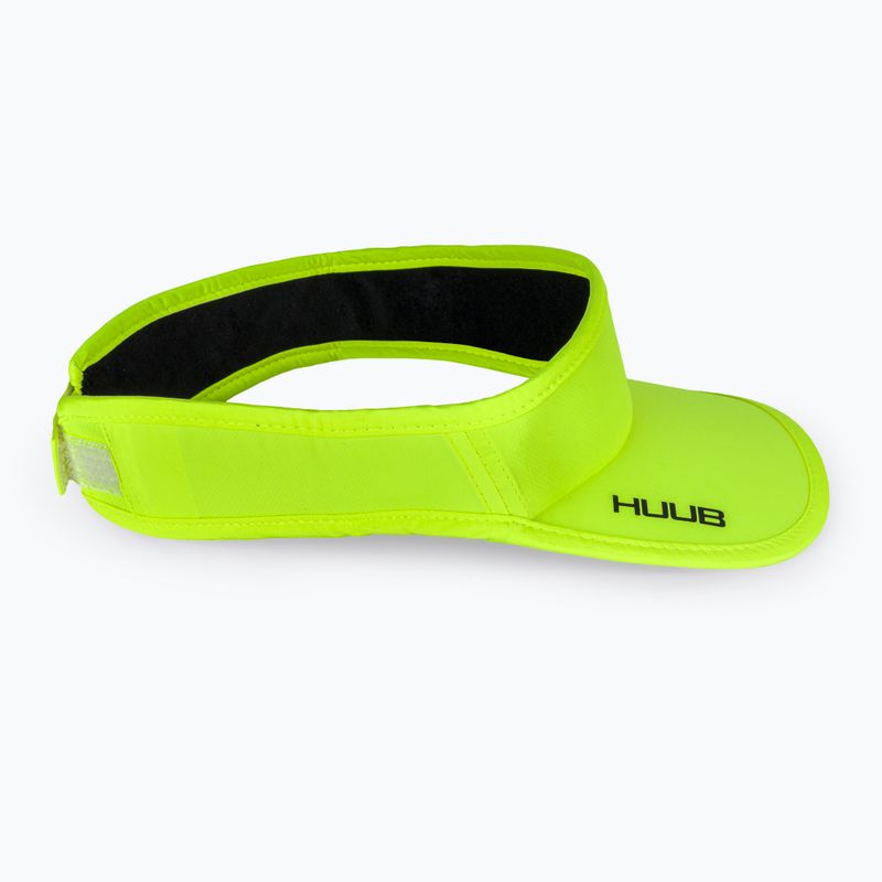 HUUB Run Visor fluorescencinės geltonos spalvos skydelis 4