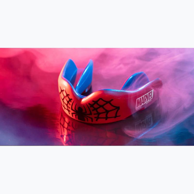 Vaikiška žandikaulio apsauga SAFEJAWZ Marvel Spider Man raudona 3