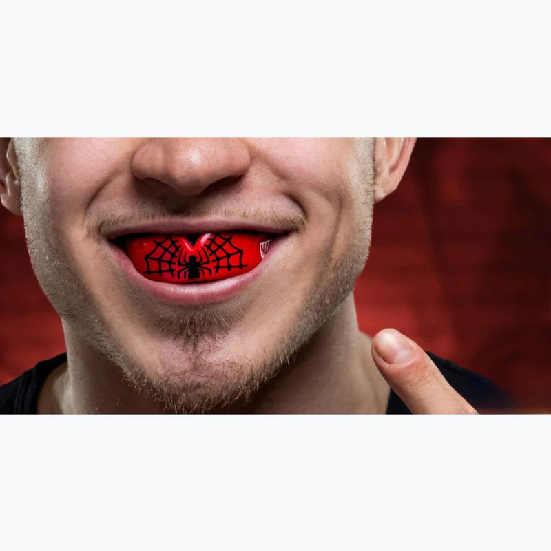Vaikiška žandikaulio apsauga SAFEJAWZ Marvel Spider Man raudona 4