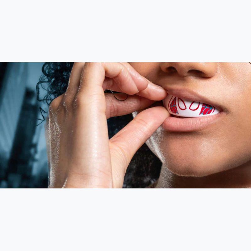 Žandikaulio apsauga SAFEJAWZ Marvel Spider Gwen balta 4