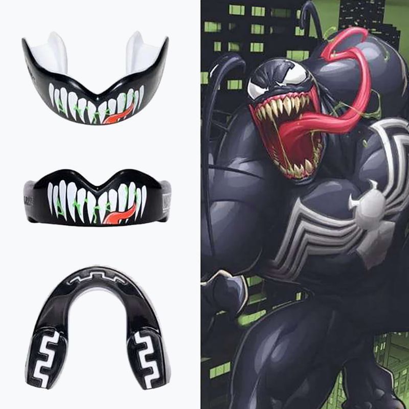 Vaikiška žandikaulio apsauga SAFEJAWZ Marvel Venom juoda 2