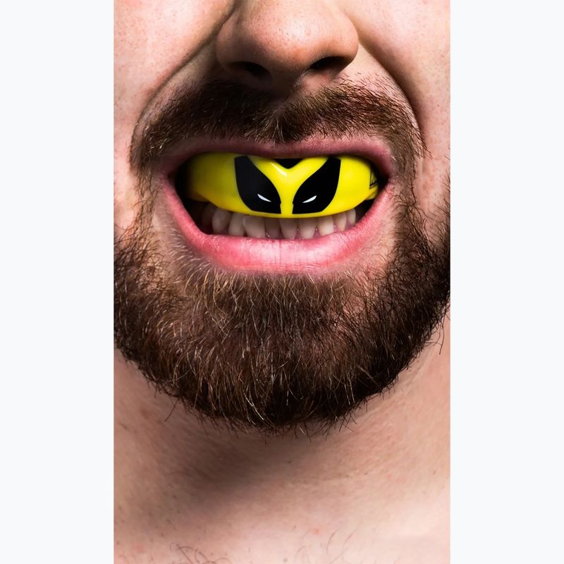 Žandikaulio apsauga SAFEJAWZ Wolverine yellow/black 2