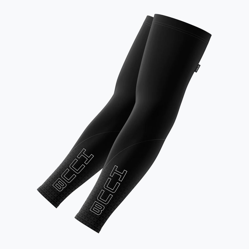 Vyriškos dviračių pirštinės HUUB Peaks Arm Warmers black/stars