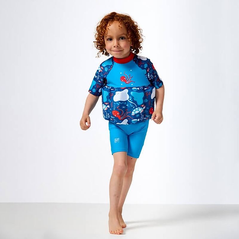 Vaikiškas maudymosi kostiumėlis Splash About Sleeved Floatsuit sea life 5