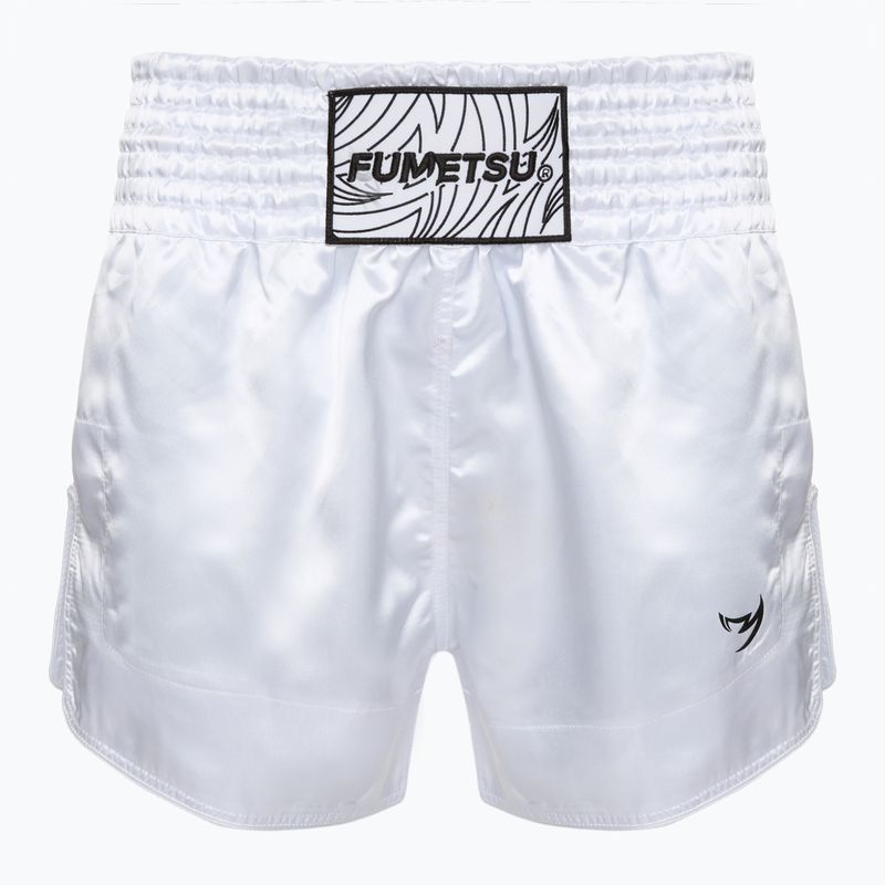 Vyriški treniruočių šortai FUMETSU Origins Muay Thai white