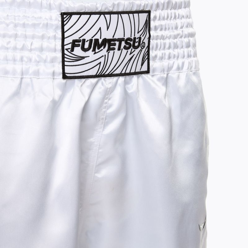 Vyriški treniruočių šortai FUMETSU Origins Muay Thai white 3