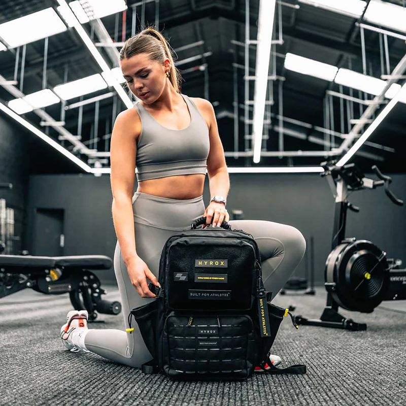 Treniruočių kuprinė Built For Athletes Hyrox X BFA Pro 35 l black/yellow 14