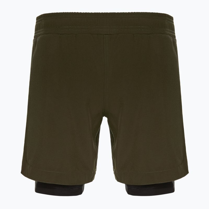 Vyriški treniruočių šortai FUMETSU Origins Dual Layer khaki 2