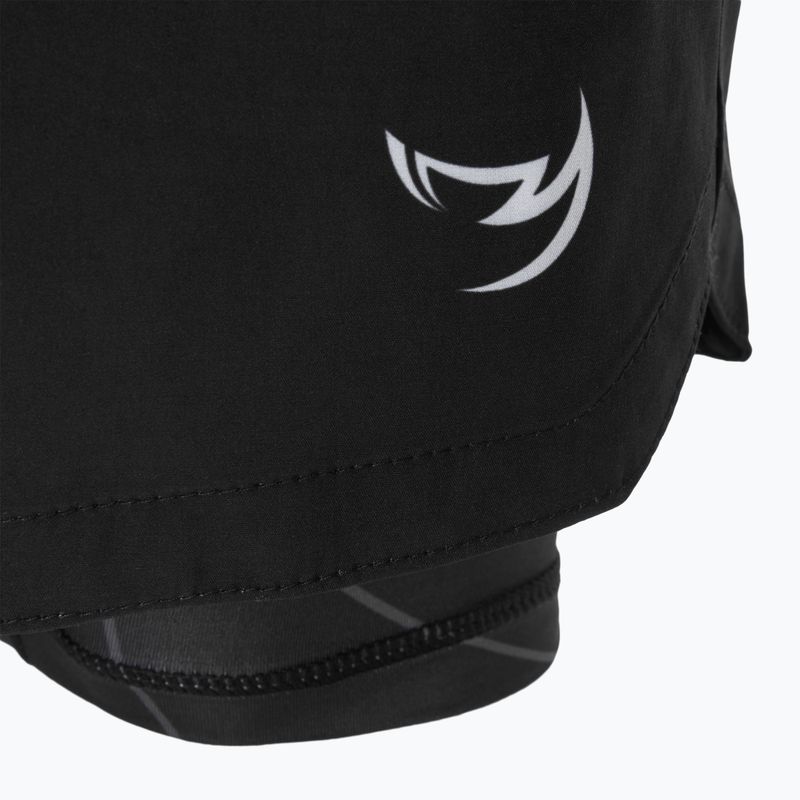 Vyriški treniruočių šortai FUMETSU Icon Dual Layer Training black 3