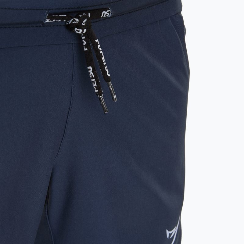 Vyriški treniruočių šortai FUMETSU Icon Dual Layer Training navy/ white 4