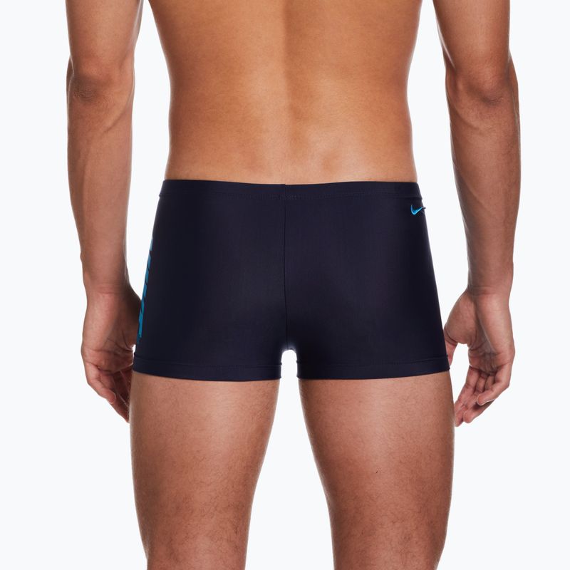 Vyriški Nike Shift Square Leg maudymosi bokseriai tamsiai mėlyni NESSD638-440 6