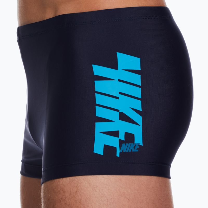 Vyriški Nike Shift Square Leg maudymosi bokseriai tamsiai mėlyni NESSD638-440 8